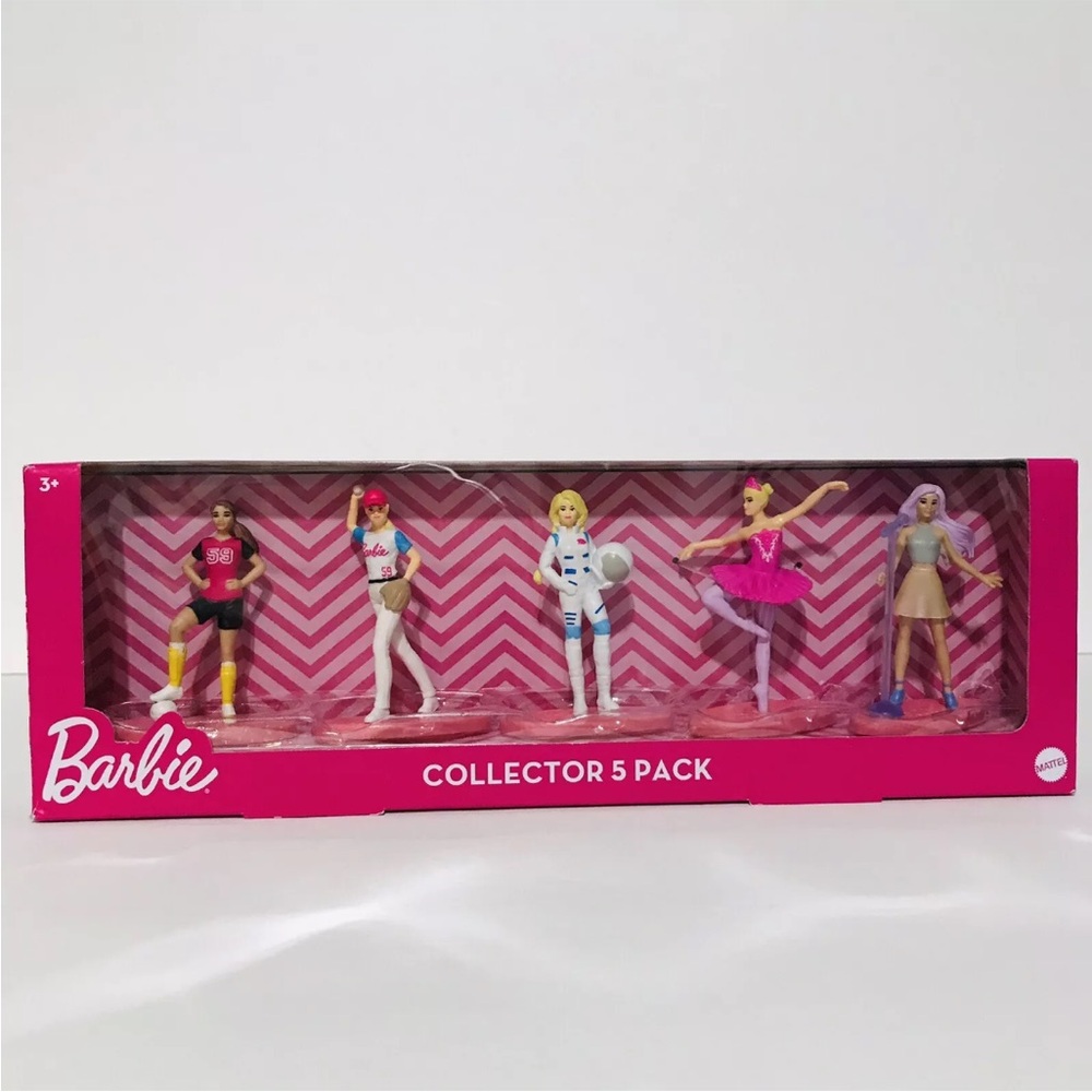 Barbie Collector 5 Pack Mattel Sports Astronaut Singer Dancer Brand New